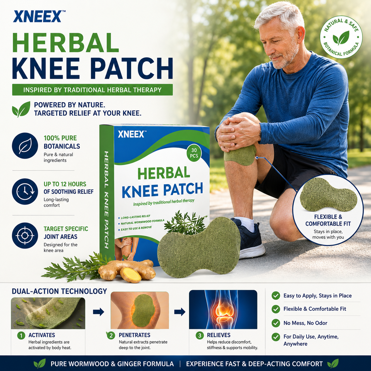 ThermoRelief - Herbal Knee Patches
